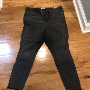 Good American distressed jeans